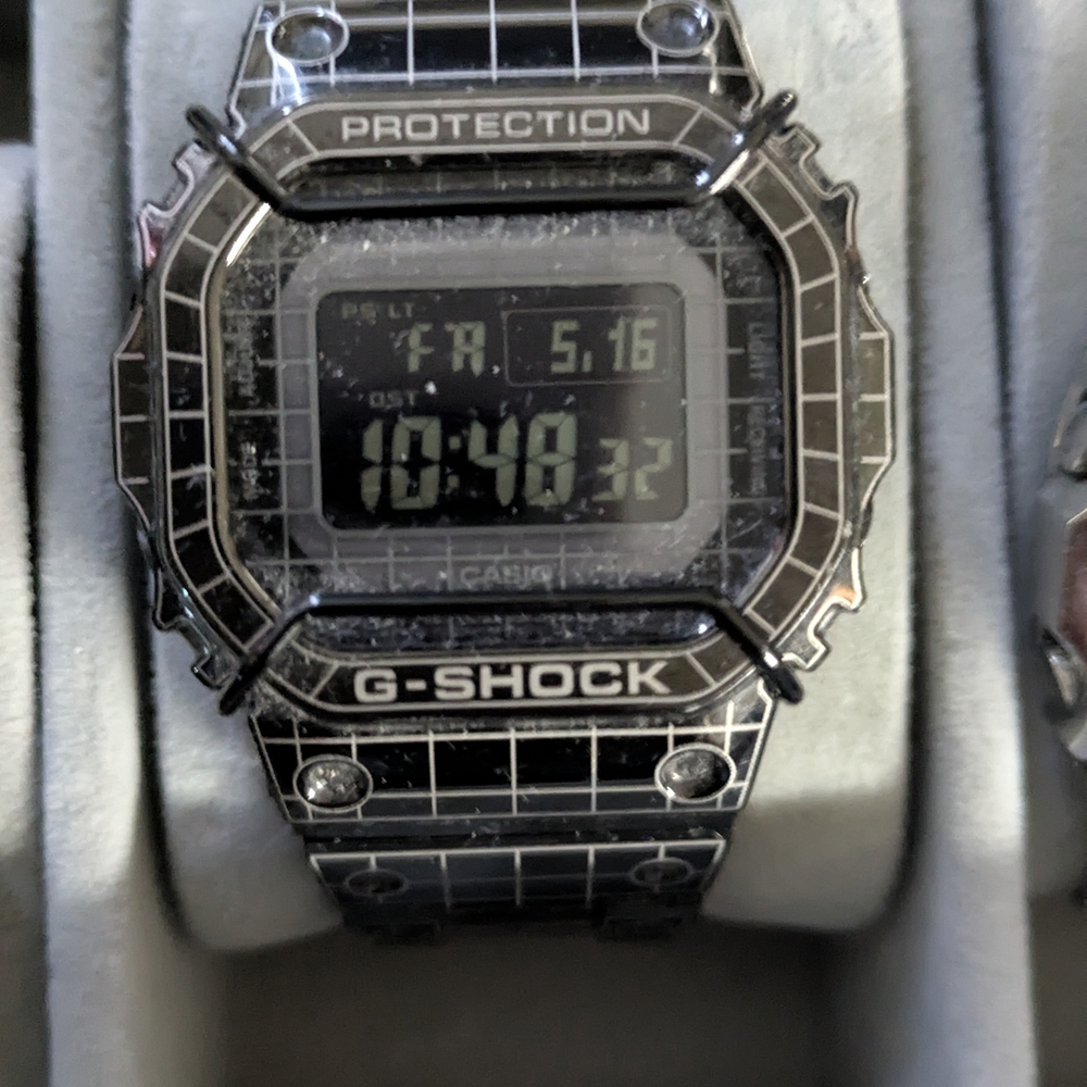 G-Shock Black Smartwatch with Rugged Design
